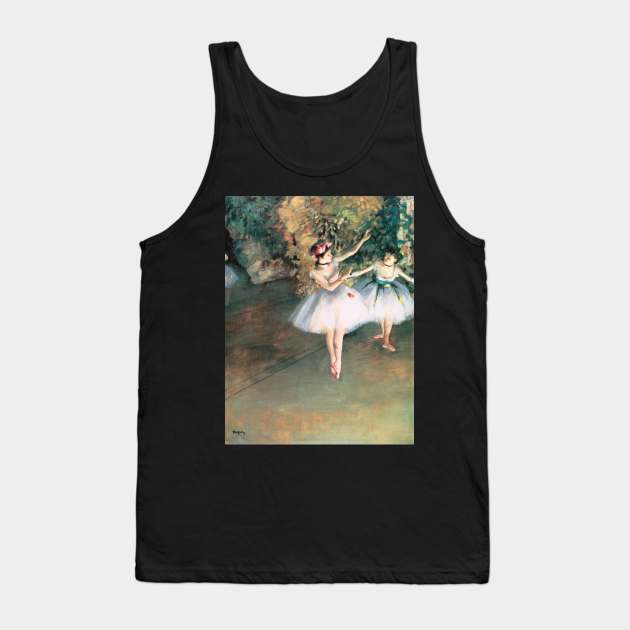 Two Dancers on a Stage by Edgar Degas Tank Top by MasterpieceCafe